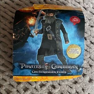 Disney Black Beard Pirate Costume L (10-12)